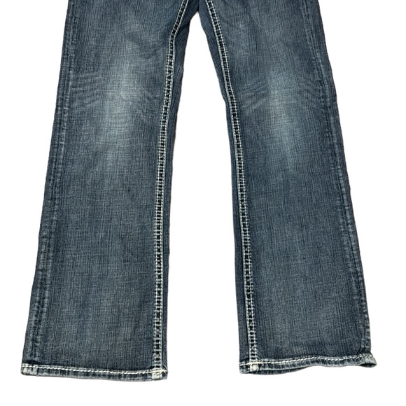 ROCK&ROLL Cowgirl boot cut riding jeans 32x34 - Picture 6 of 9